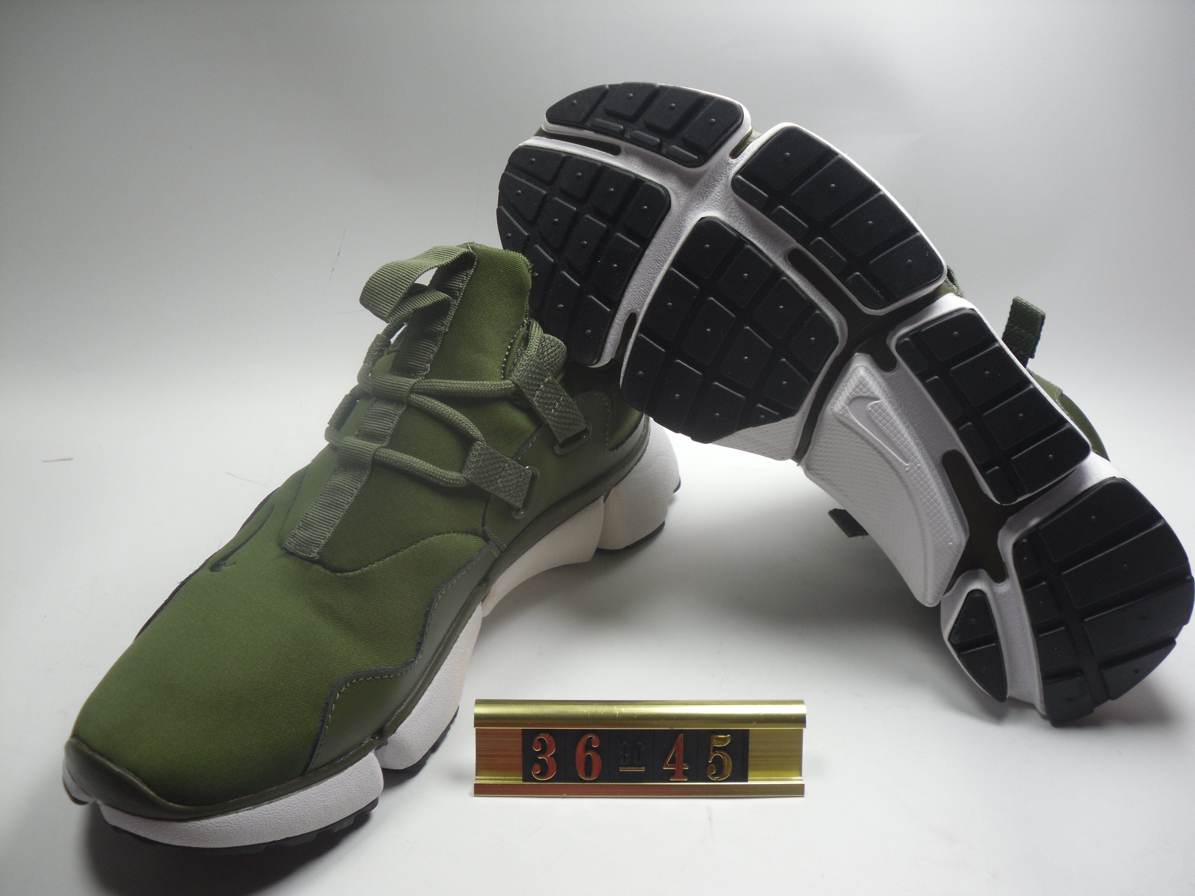 Women Nike Air Huarache 5 Green White Shoes